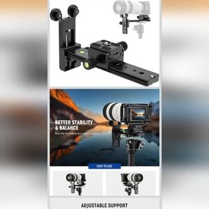 Camera Lens Bracket Support Tripod